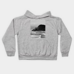 Lighthouse On A Bluff Kids Hoodie